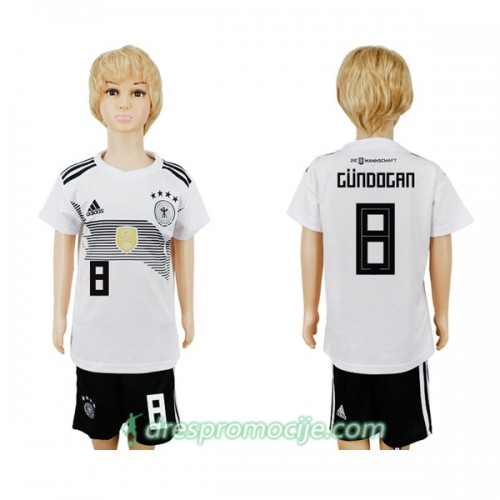 Njemačka Dres Gundogan 8 Dječji Domaći Svjetsko prvenstvo 2018 Njemačka Dres Gundogan 8 Dječji Domaći Svjetsko prvenstvo 2018